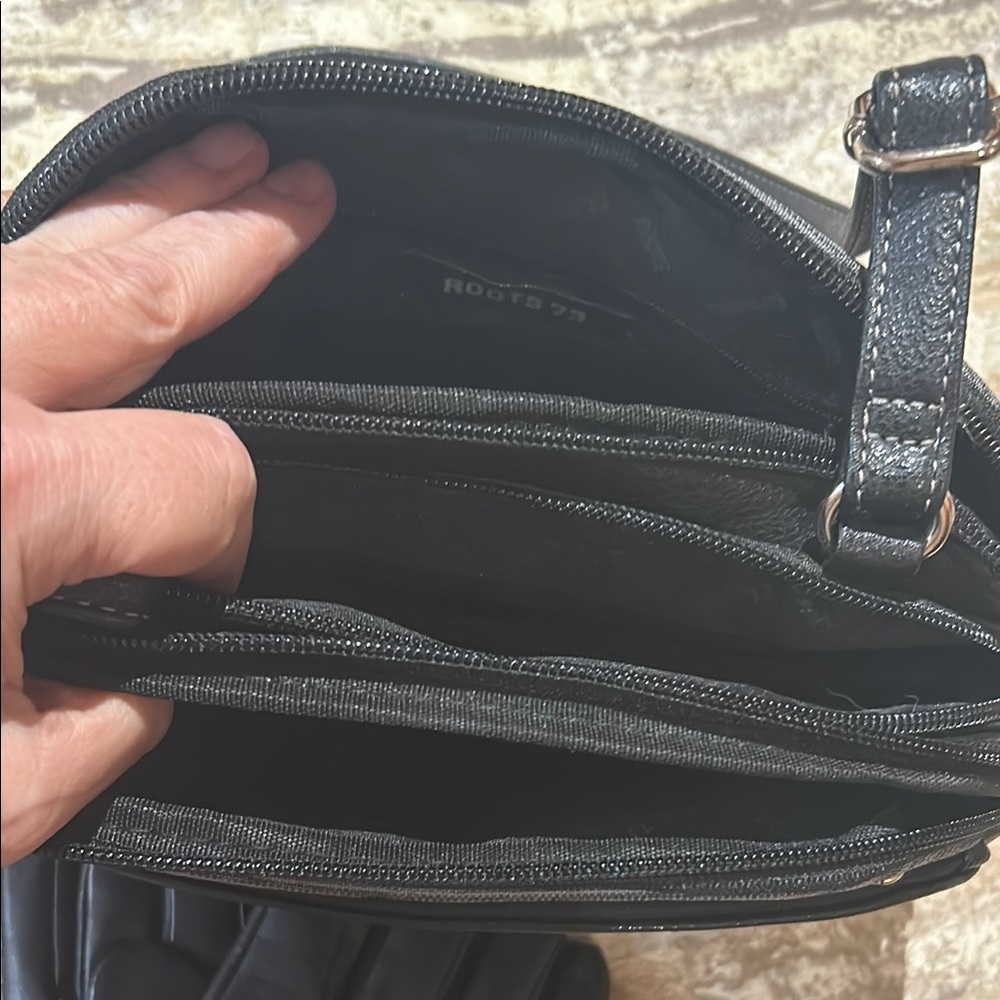Roots 73 Gray Crossbody Bag - Picture 2 of 4